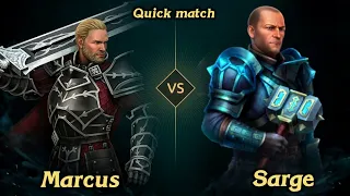 Shadow Fight Arena - Marcus vs Sarge Quick Match