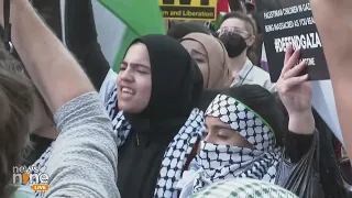 New Yorkers Hold Pro-Palestinian Rally in Times Square | News9