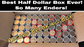 Mega!  Epic!  Best Half Dollar Box Hunt Ever - Rolls of Silver & Enders!