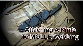 Attaching A Knife To MOLLE Webbing