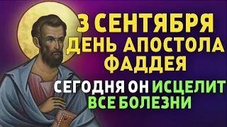 ВСЕГО 30 СЕКУНД! СЕГОДНЯ ОН ИСЦЕЛИТ ВСЕ БОЛЕЗНИ! 3 сентября - День Апостола Фаддея