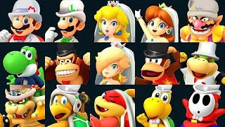 Super Mario Party - All Characters Wedding Outfit