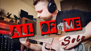 My solo on "All of me". #guitar #guitarjazz #jazz #jazzguitar #improvisation #jazzsolo #guitarsolo