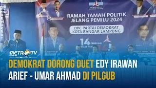 Demokrat Dorong Duet Edy Irawan Arief - Umar Ahmad di Pilgub