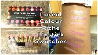 Loreal Colour Riche Lipstick Swatches #MLBB