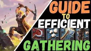 Most EFFICIENT way to get started with GATHERING - Albion Online