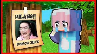 MOMON TIBA2 MENGHILANG DARI MINECRAFT !! ATUN PANIK !! Feat @sapipurba Minecraft