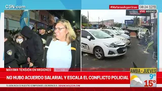 MÁXIMA TENSIÓN en MISIONES: POLICIAS, MÉDICOS y DOCENTES, CONTINÚAN en CONFLICTO GREMIAL