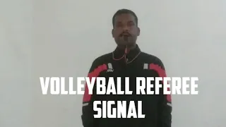 volleyball referee signal