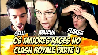 OS MAIORES RAGES NO CLASH ROYALE PARTE 4 @FlakesPower @gelliclash @malena010102 @PLAYINSANO