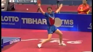 Zhang Yi Ning vs.  Park Mi Young World Cup Table Tennis 2007