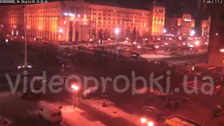 Крещатик опять перекрывали митингующие