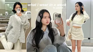 uni vlog: what i WEAR in a week to university (school / pinterest outfit inspo + ideas)