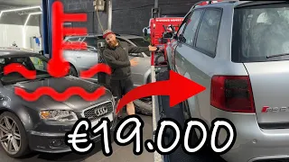 Zákaznik minul €19.000 na opravy ,auto sa vratilo na odťahovke. Testovacia jazda Audi RS4 a RS6+