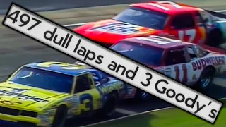 NASCAR's Controversial 1980's Martinsville Finish!