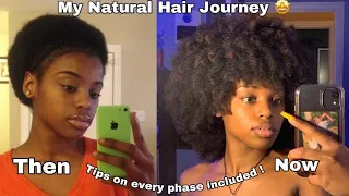 My Natural Hair Journey 💛 ( tips included !)