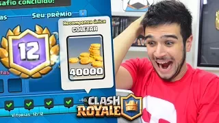 GANHEI TODAS AO VIVO NO NOVO DESAFIO DO ESPELHO DO CLASH ROYALE