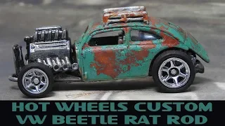 Hot Wheels Custom Volkswagen Beetle Rat Rod