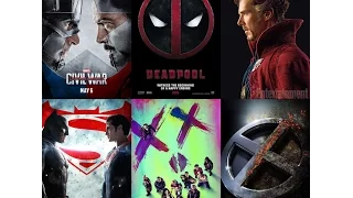 Ranking Worst to Best Superhero films of 2016