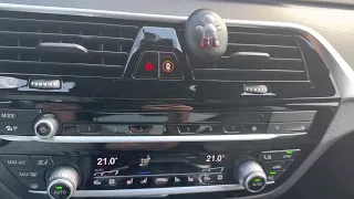 BMW G30 545e fuel consumption test in 450 km, cruising 140 km/h