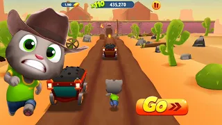 Talking Tom Gold Run - Talking Tôm Fight With Boss in Wild West - Full Screen Game