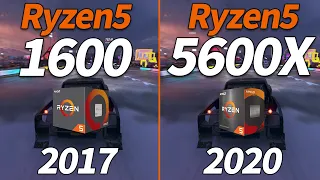 Ryzen 5 1600 vs Ryzen 5 5600X - How much increased performance?