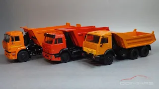 KamAZ dump truck scale model collection | Autohistory - SSM - Elecon - Handmade | Truck overview