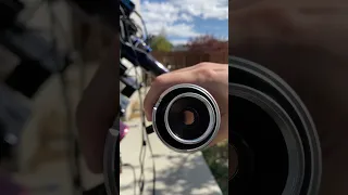 What happens when you point your telescope at the sun