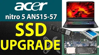 How to Upgrade Storage (SSD/HDD) on Acer Nitro 5 AN515-57-79TD Laptop | Step by Step