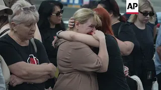 Relatives honour victims of Olenivka prison attack