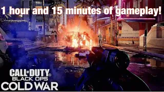 1 hour and 15 minutes of Call Of Duty Cold War Alpha Gameplay - No Commentary