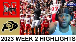 D Lou Reacts #22  Colorado vs Nebraska Highlights | College Football Week 2 |