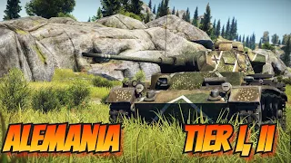 TANQUES ALEMANES - tier I, II | WarThunder RB
