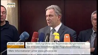 Klaus Wowereit gibt Flughafen-Aufsichsratsvorsitz ab - VOR ORT vom 07.01.2013