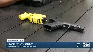 How easy is it to confuse a gun for a Taser?