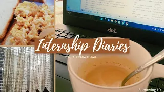 Work from home vlog|  Productive day in my life | Digital Marketing Intern Diaries| Healthy eating