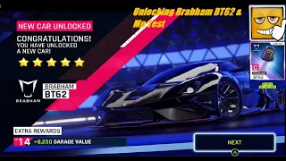 Asphalt 9 - Maxing and unlocking brabham bt62 & mp test