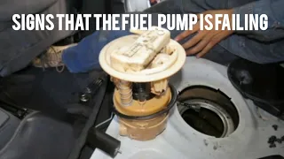 Signs that the fuel pump is failing