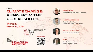 Climate Change: Views from the Global South