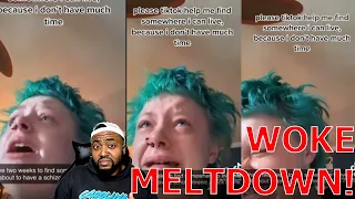 Blue Haired WOKE Woman MELTSDOWN As She Is Getting Kicked Out Of House By Mom