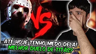 (O MELHOR DUELO?!) REAGINDO ao Freddy Krueger VS. Jason Voorhees | Duelo de Titãs | REACT // Nai