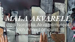 Måla himlar och stadslandskap i akvarell med Anna Törnquist (sv audio, eng sub)