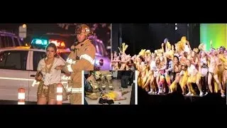 Funny RAW Video 2 VIEWS: HIGH SCHOOL STAGE COLLAPSE Accident Musical Glee Show at Rosary Servite