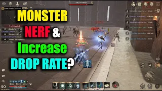 Night Crows Monster Stats Nerf & Increase Drop Rate?