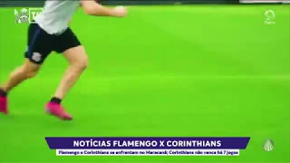Veja a preparação do Corinthians para enfrentar o Flamengo