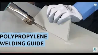 How to Welding Plastic PP polypropylene - video tutorial