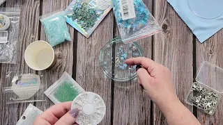 #1955 Must See! Ocean Themed Resin Shaker Coaster