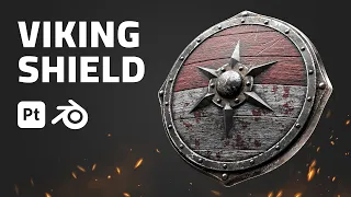 Modeling & Texturing a Viking Shield in Blender & Substance Painter