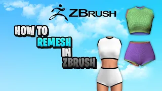 HOW TO: REMESH YOUR MESH IN ZBRUSH FOR SIMS 4