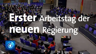 Erster Arbeitstag der neuen Bundesregierung